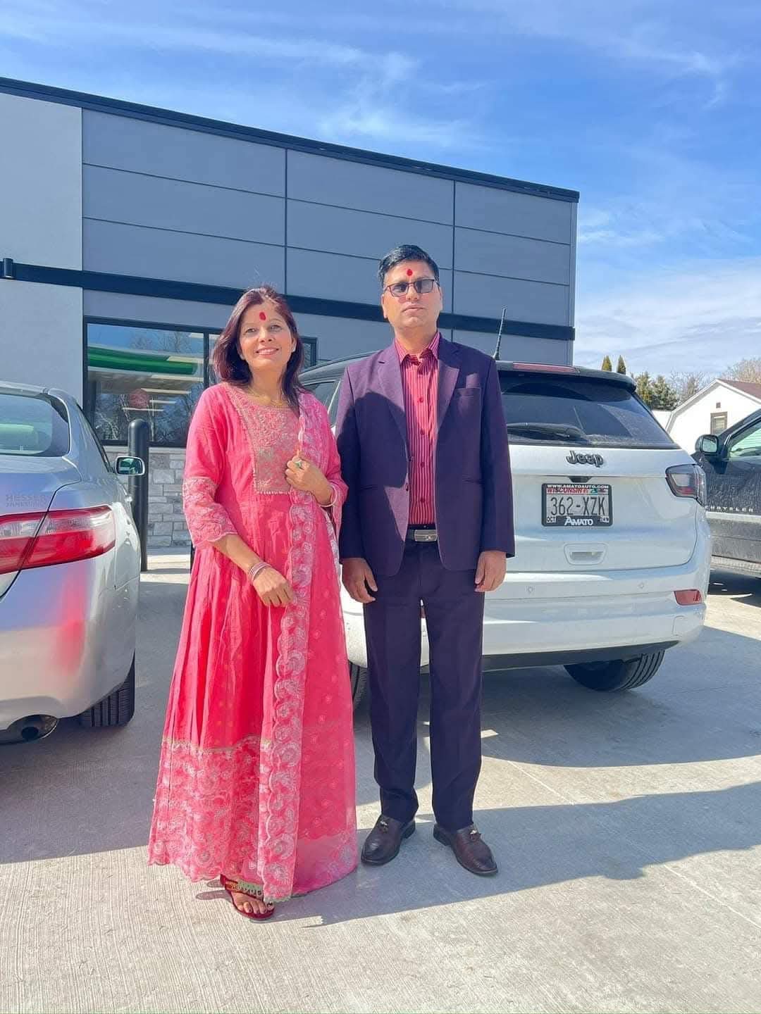 Me and wife